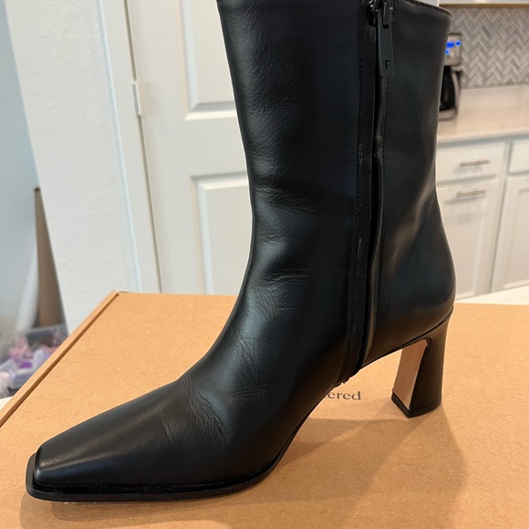 FLATTERED- Anita Black Boots. 9 - Picture 8 of 12